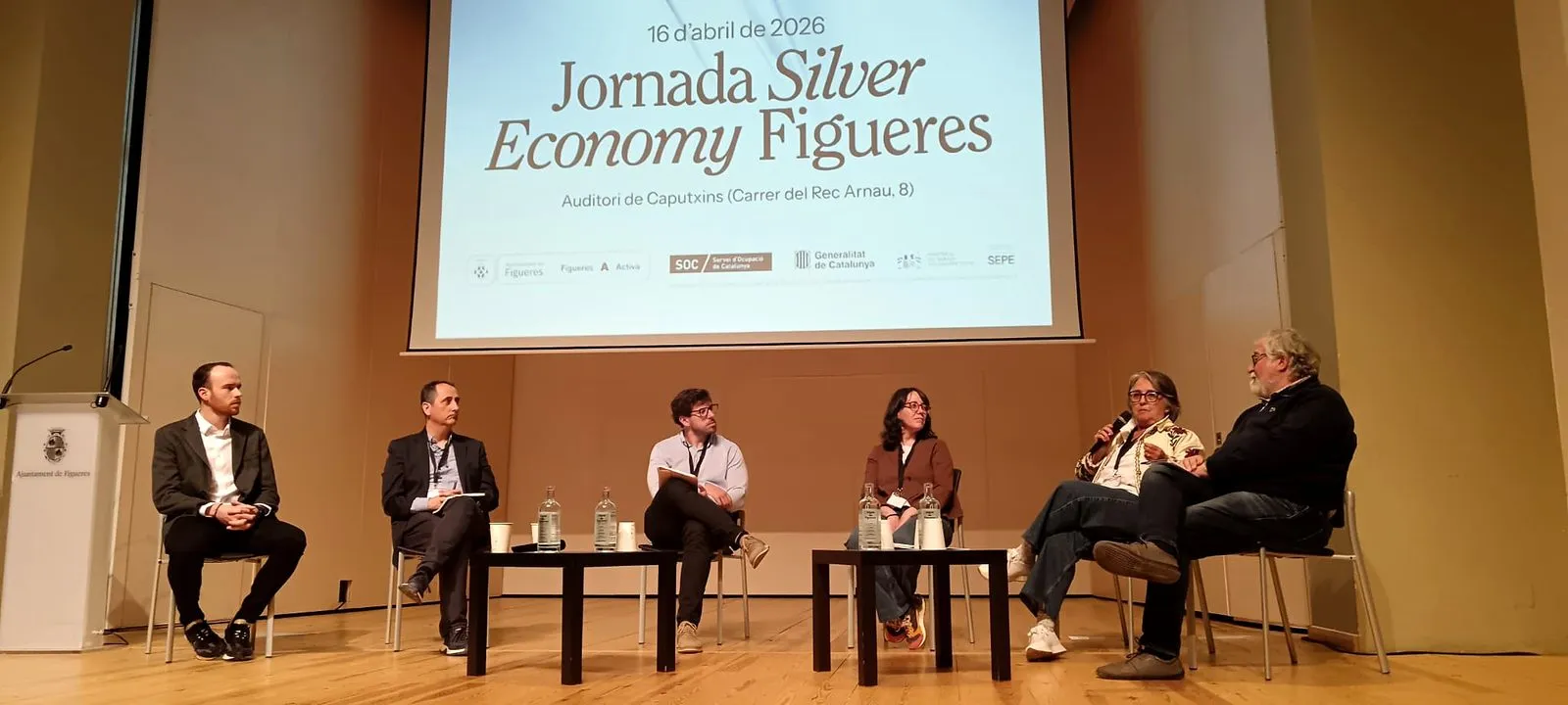 Taula rodona de la Jornada Silver Economy a Figueres